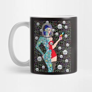 Disco Alien Cyborg Mug